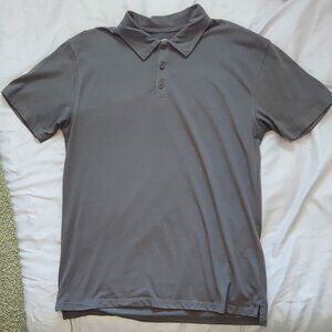 True Classic gray polo shirt size Large